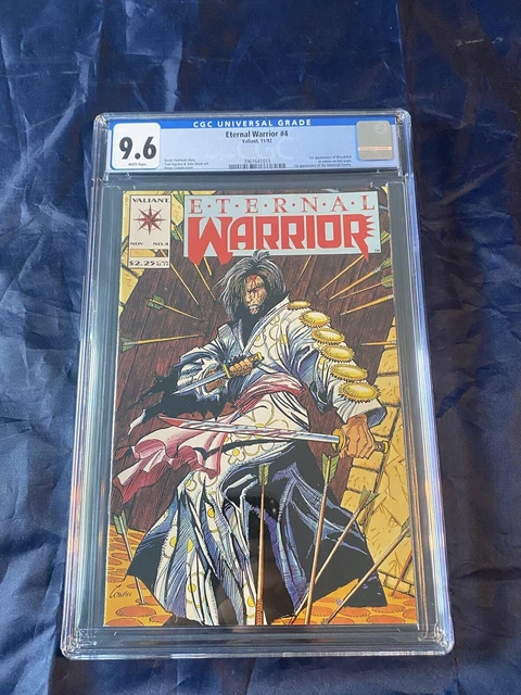 Eternal Warrior 4 - 1st Bloodshot (Cameo Appearance) 1992 - CGC Graded 9.6