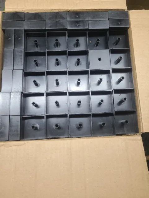 457 Pieces Airotronics 2x2 Black Plastic Circuit Board Cases Project
