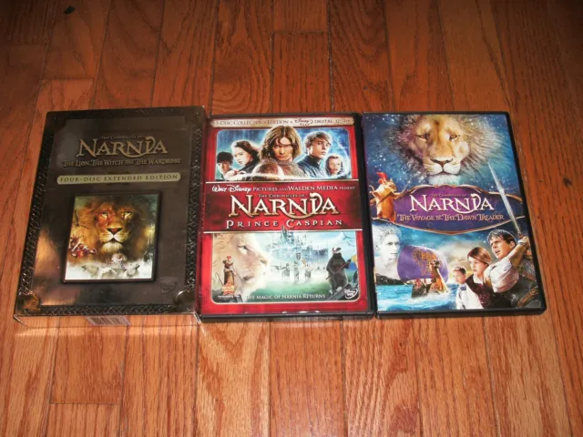 Disneys The Chronicles of Narnia trilogy on DVD. 1, Prince Caspian, Dawn Treader