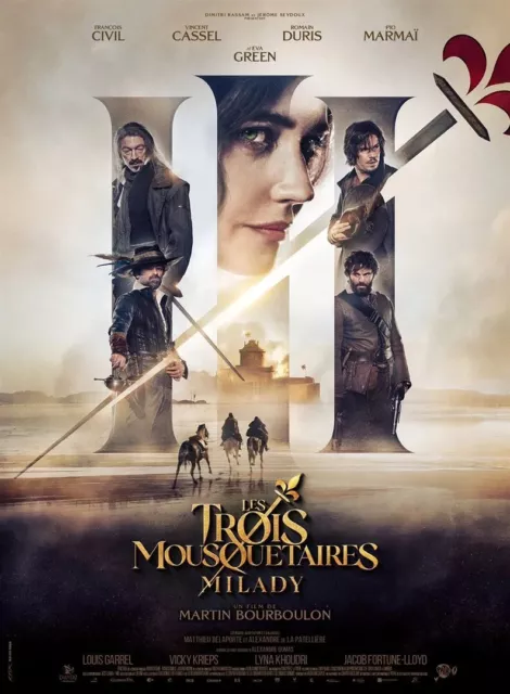 Affiche du film "Les Trois Mousquetaires: Milady" 40x60 cm environ neuve roulée