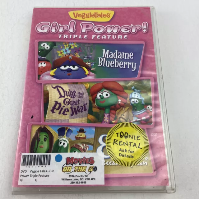 VEGGIE TALES GIRL Power Triple Feature Thankfulness Courage Loving ...