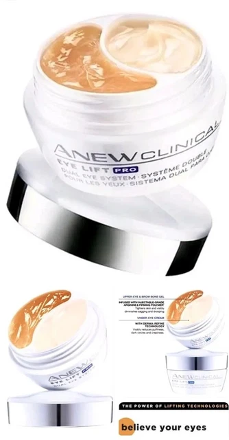 New AVON Anew Clinical EYE LIFT PRO Dual Eye System FULL SIZE  USA Made 👀 💄👀
