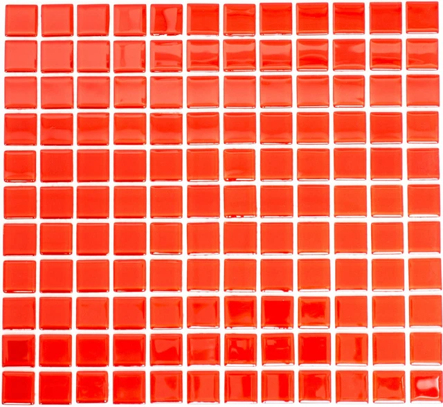 Mosaïque Verre Noir Mat WB50-0302 - Pour Mur, Sol, Salle De Bain - 327x305mm