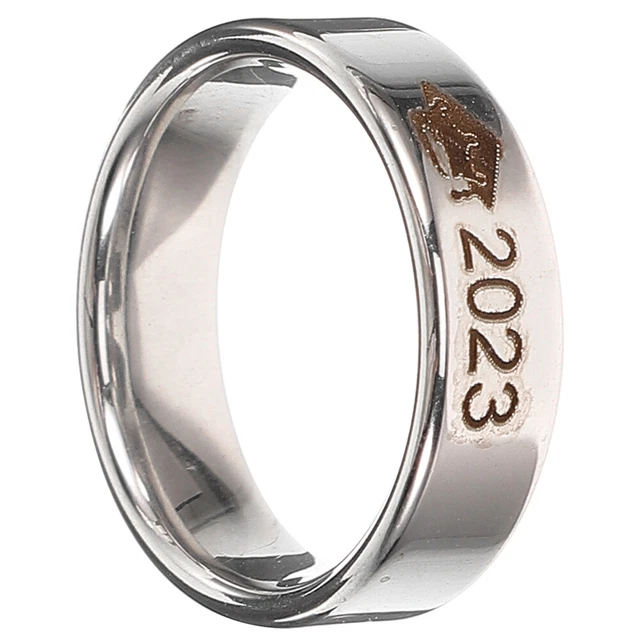 Anneau de graduation unisexe Ring de doigt délicat de la mode de remise des