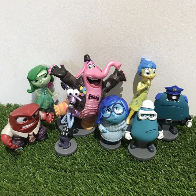 Inside Out Small DISNEY STORE PIXAR Inside Out Small Figures Set Cake Toppers Toys ...