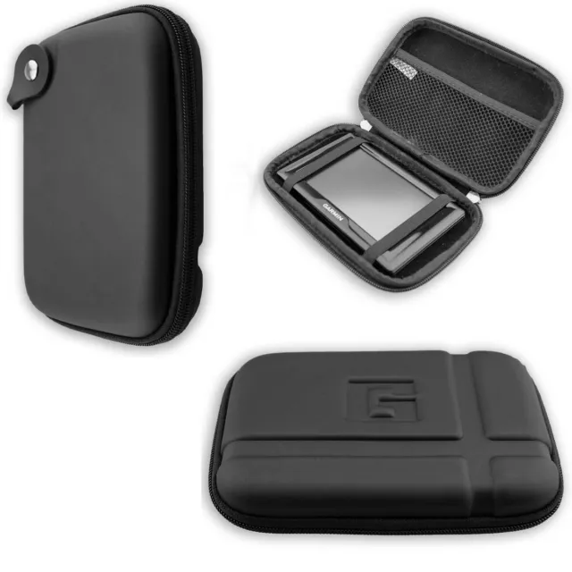 caseroxx GPS-Tasche für Garmin zümo© 396 LMT-S in schwarz aus Kunstleder