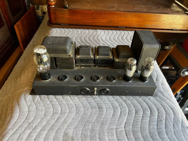 Working 1930's Webster Electric 2A3 Mono Tube amplifier