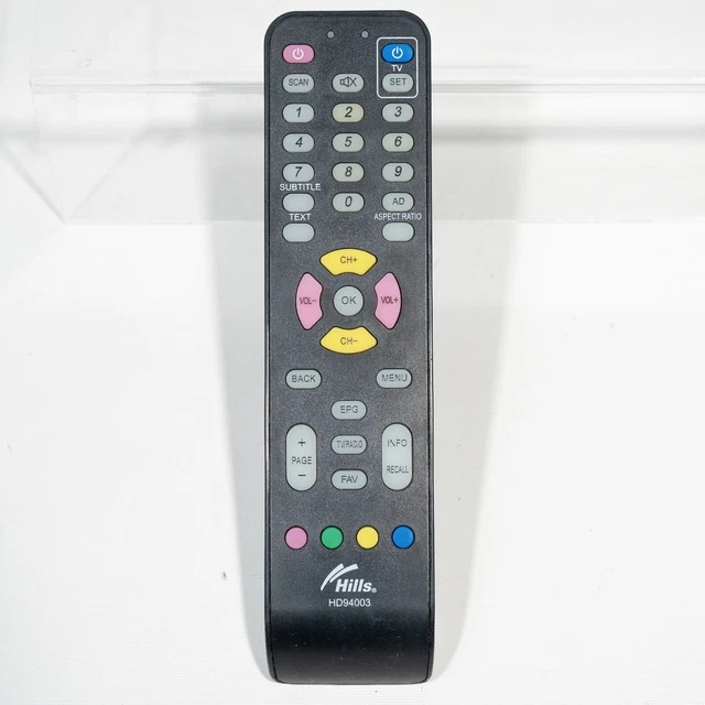HILLS HD94003 SET Top Box TV Tuner Remote Control - Genuine OEM ...
