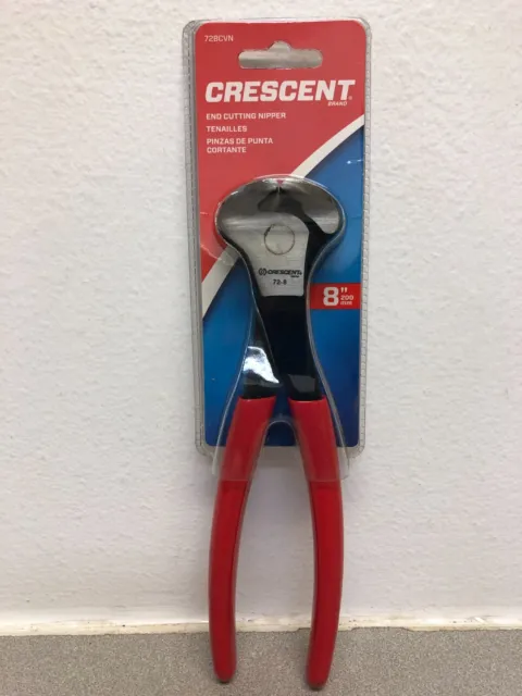 Crescent 728CVN 8-1/4 in. Forged Alloy Steel End Nipper Cutting Pliers