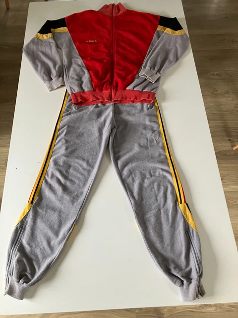 Survêtement Vintage Adidas Années 70/80 - Taille S, Bleu, Style Y2K, Occasion En Bon état Général