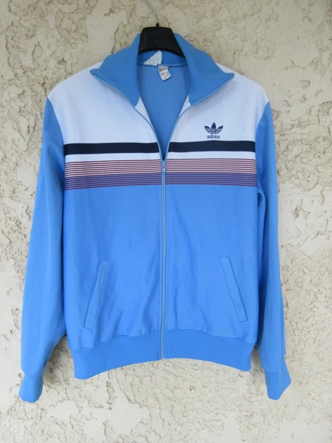 Veste LE COQ SPORTIF ARTHUR ASHE vintage tennis jacket années 80 M