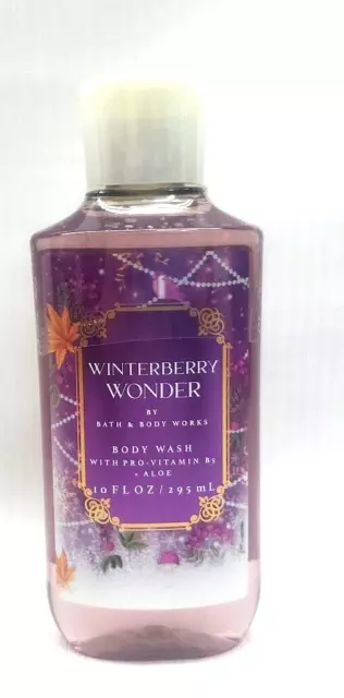 Bath & Body Works Winterberry Wonder Body Wash Gel w/Aloe & Vitamin B5 10oz