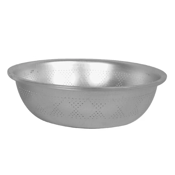 Thunder Group ALSB006 12" dia. x 3-1/4"H Asian Style Aluminum Colander
