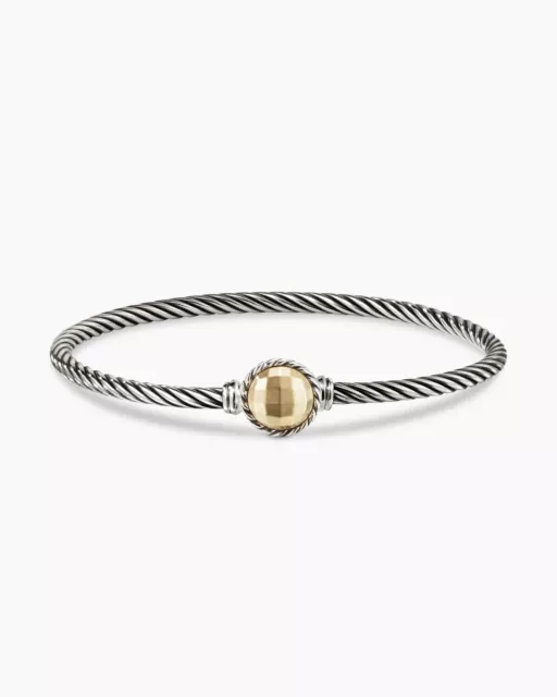 David Yurman Petite Chatelaine® Bracelet in Sterling Silver with 18K Yellow Gold