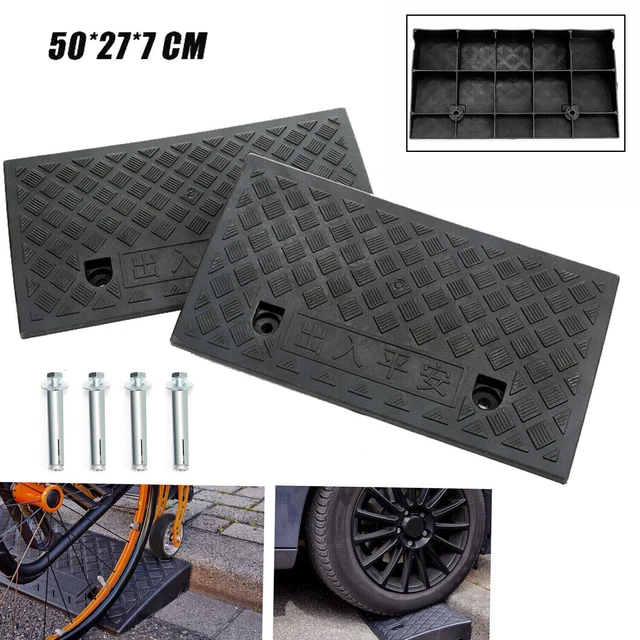 Set 2 pz rampa di accesso rampa cordolo rampa a soglia moto sedia a rotelle