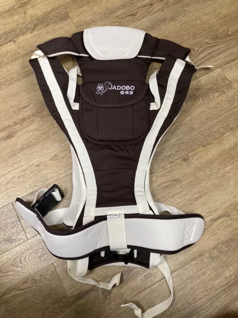 JADOBO BABY CARRIER Cream Brown Adjustable Walking Parents