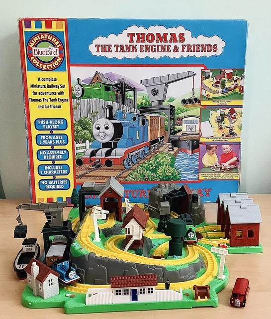 VINTAGE 1996 THOMAS The Tank Engine Friends Bluebird Miniature Train VINTAGE 1996 THOMAS The Tank Engine Friends Bluebird Miniature Train
