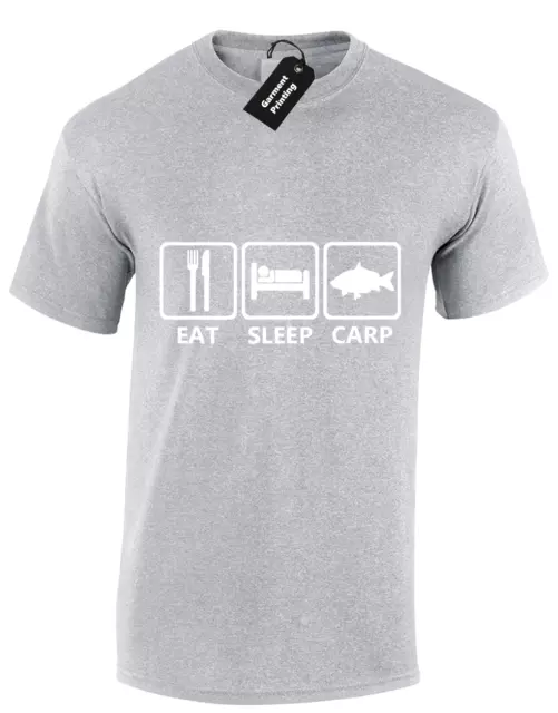 Maglietta Eat Sleep Carp Bambini Bambini Top Pesca Pesca Pesca Pescatore Idea Regalo 5