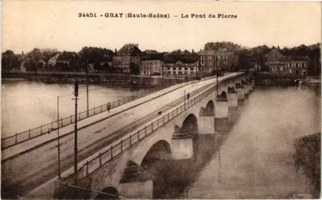 CPA GRAY - Le Pont de Pierre (636589)