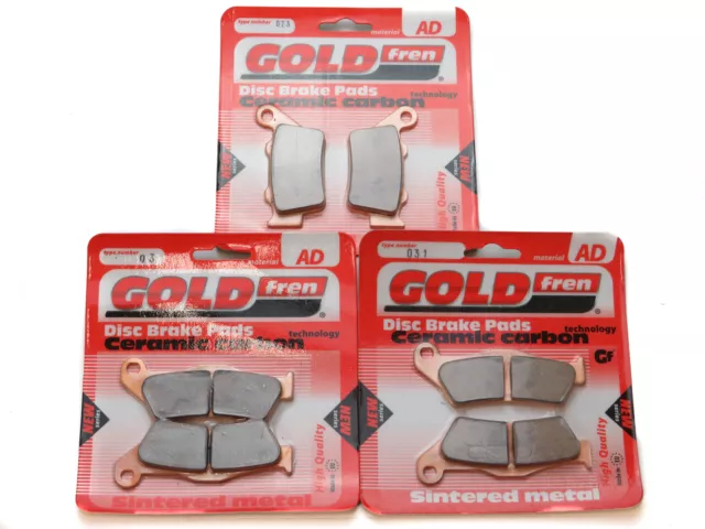 Goldfren Brake Pads Front & Rear For Yamaha XT 700 Z Tenere 2018-2023