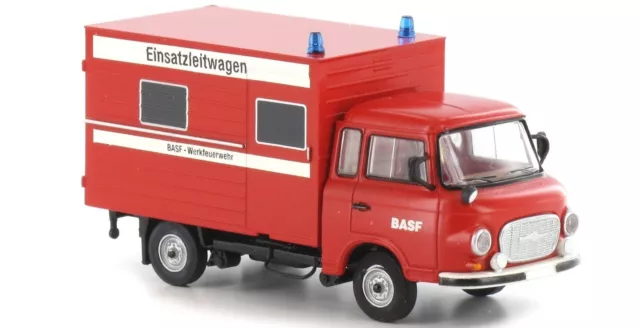 Brekina B 1000 Barkas Einsatzleitwagen Blaulicht Feuerwehr IFA DDR SoMo OVP 1:87