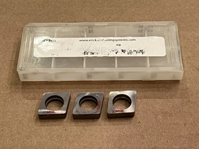 ERICKSON Carbide Shims - ICSN533 - Qty. 3 - NEW!!!