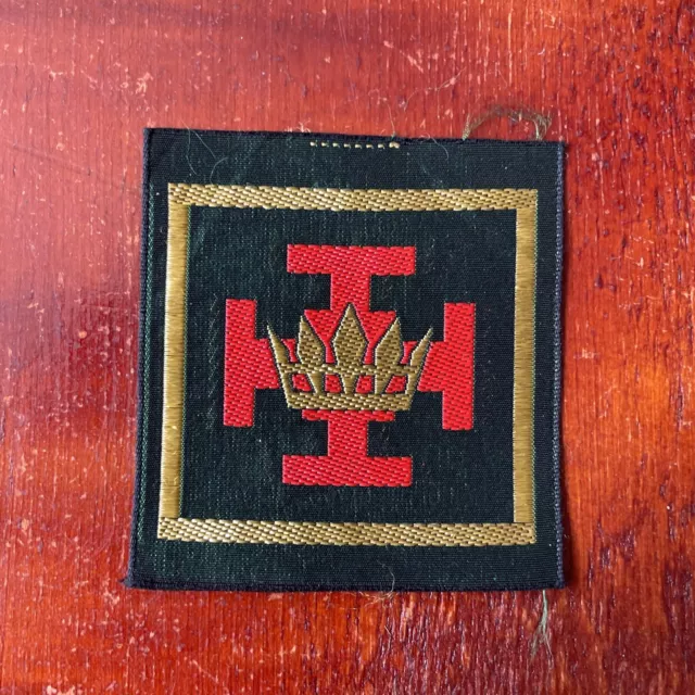 48th Infantry Division Woven Formation Sign Badge - British Army, Silk Patch