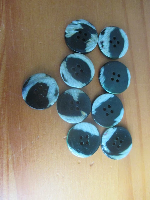 Lot De 9 Paires De Serre-Taille Pour Jeans - Boutons En Alliage Zinc, Noir/Or/Argent - Ajustable Sans Couture