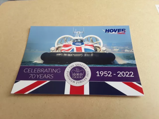 Postcard Hovercraft Ryde Isle Of Wight & Southsea. Queen Elizabeth Ii Jubilee