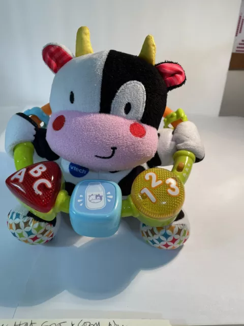 VTech Lil' Critters Moosical Beads Plush Cow Musical Baby Toy Stuffed Animal