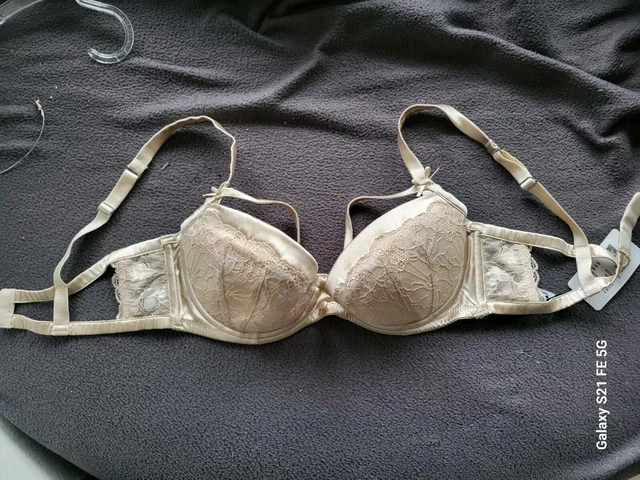 Ensemble Soutien-Gorge Triangle + Bas MILLESIA - Taille 90B, Noir, T1 - Neuf Avec Étiquettes