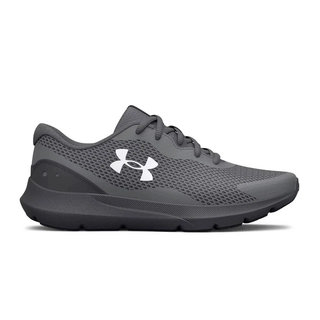 Scarpe da ginnastica da corsa Under Armour Surge 3 bambini ragazzi grigie