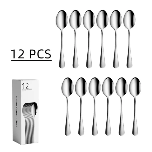 Stainless Steel Coffee Spoons Long Handle Ice Cream Tea Spoon Drinkware