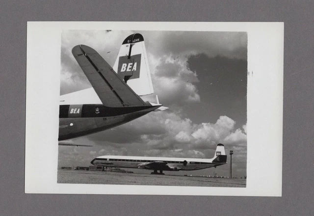 British European Airways De Havilland Comet 4B Original Vintage Bea Photo 7275