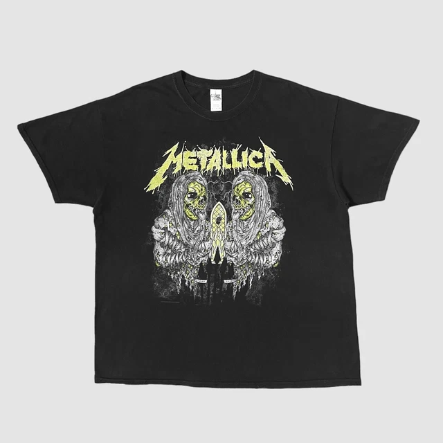 Metallica Sanitarium Logo T-Shirt For Men – Official Band Merch, Black - View #9