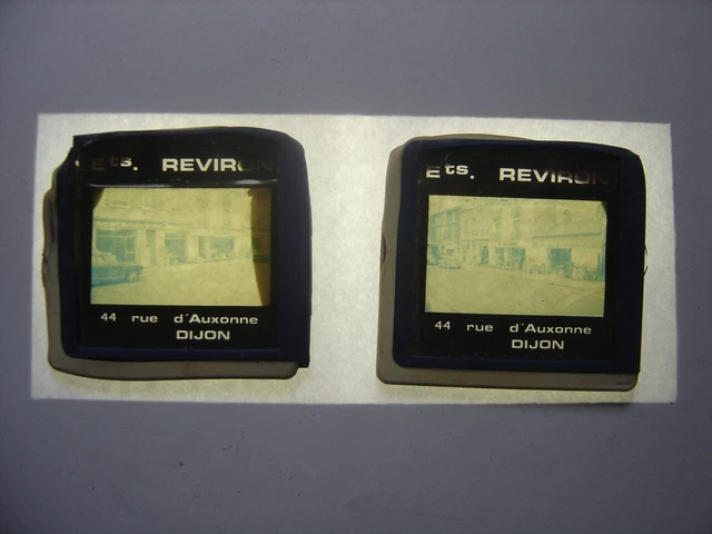 LOT Diapositive Photo Diapo Slide ETABLISSEMENTS REVIRON rue d'Auxonne Dijon