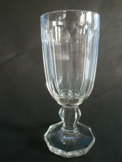 RS0918-184: Großes Glas um 1900 aufwendig geschliffen transparent