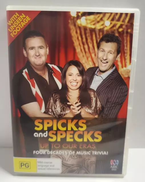 Spicks And Specks - Up To Our Eras DVD 2008 Region 4 Free AUS Post