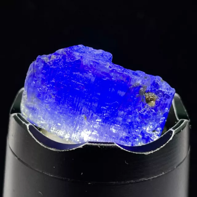 54 ct pietra preziosa sciolta naturale tanzanite blu grezzo vibrante certificata splendida 2