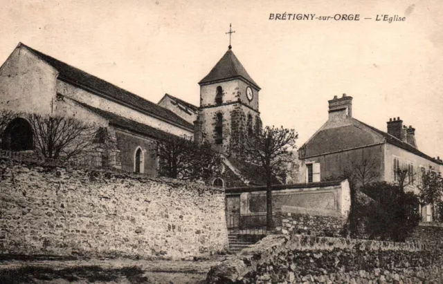 CPA 91 - BRETIGNY SUR ORGE (Essonne) - L'Eglise