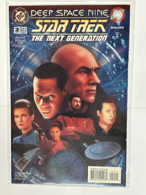 Star Trek The Next Generation Deep Space Nine #2 Jan 1995 DC Comics Comic Book |
