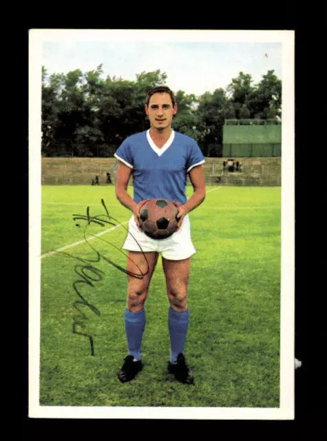 Hans Jürgen Becher FC Schalke 04 1966-67 Bergmann Sammelbild Original Signiert