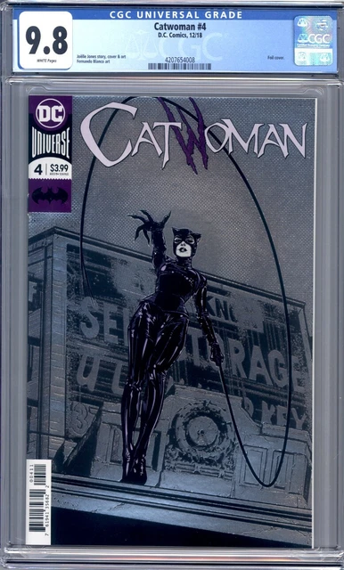 Catwoman #4  Joelle Jones Foil Cover   DC Comics   1st Print  CGC 9.8