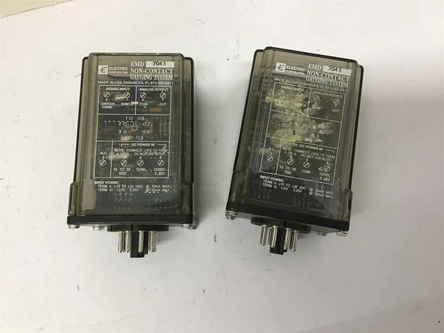 Electro EMD 2043 8 Pin Relay 12 Vdc Lot Of 2