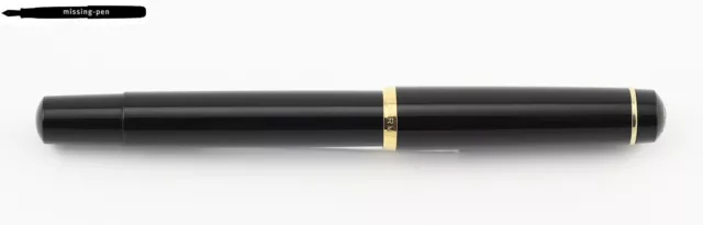 Pelikan M150 Old Style Fountain Pen Black gold plated steel nib 3