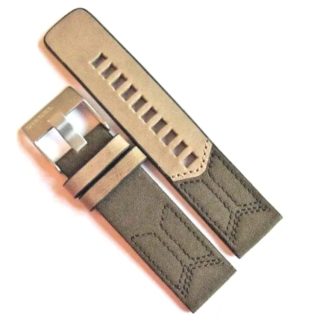 Diesel Original Spare Band Bracelet DZ4389 Watch Green Textile Strap 0 15/16in