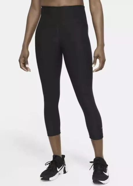 Nike Sculpt Victory Power High Rise Leggings Black, Size XS