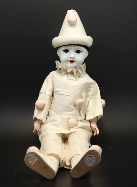 Poupée Ancienne SFBJ Paris Taille 7 - Tête Porcelaine Cheveux Naturels 50 Cm - Années 1910