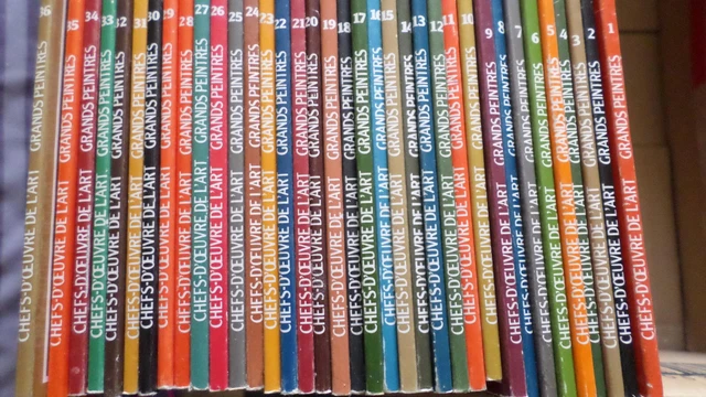 CHEFS D'OEUVRE DE l'art - GRANDS PEINTRES - Volumes 1 à 36 - + de 10 kg
