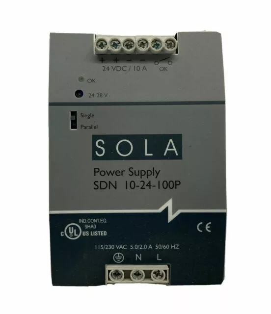 Sola SDN10-24-100P Power Supply Module (Refurbished)